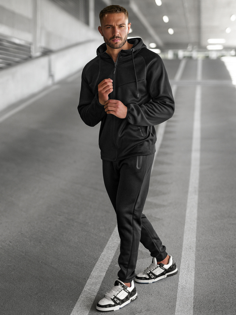 Pánská Tepláková Souprava Černá OZONEE JS/8C1967/3