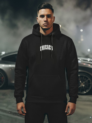 Pánská Mikina Černá OZONEE JS/21B1903/3