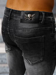 Pánské Džíny Černé OZONEE NB/MP0169G