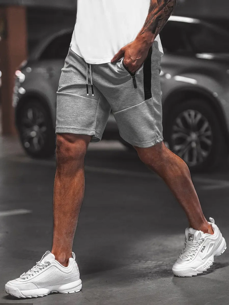 Pánské Kraťasy Šedé OZONEE O/WW20013/2