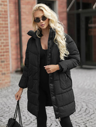 Dámská Zimní Bunda Černá OZONEE JS/16M9302/392Z