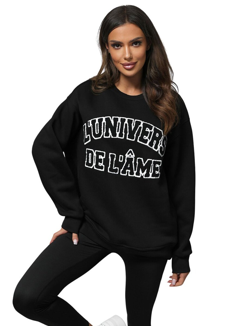 Mikina Černá OZONEE O/SWE23055