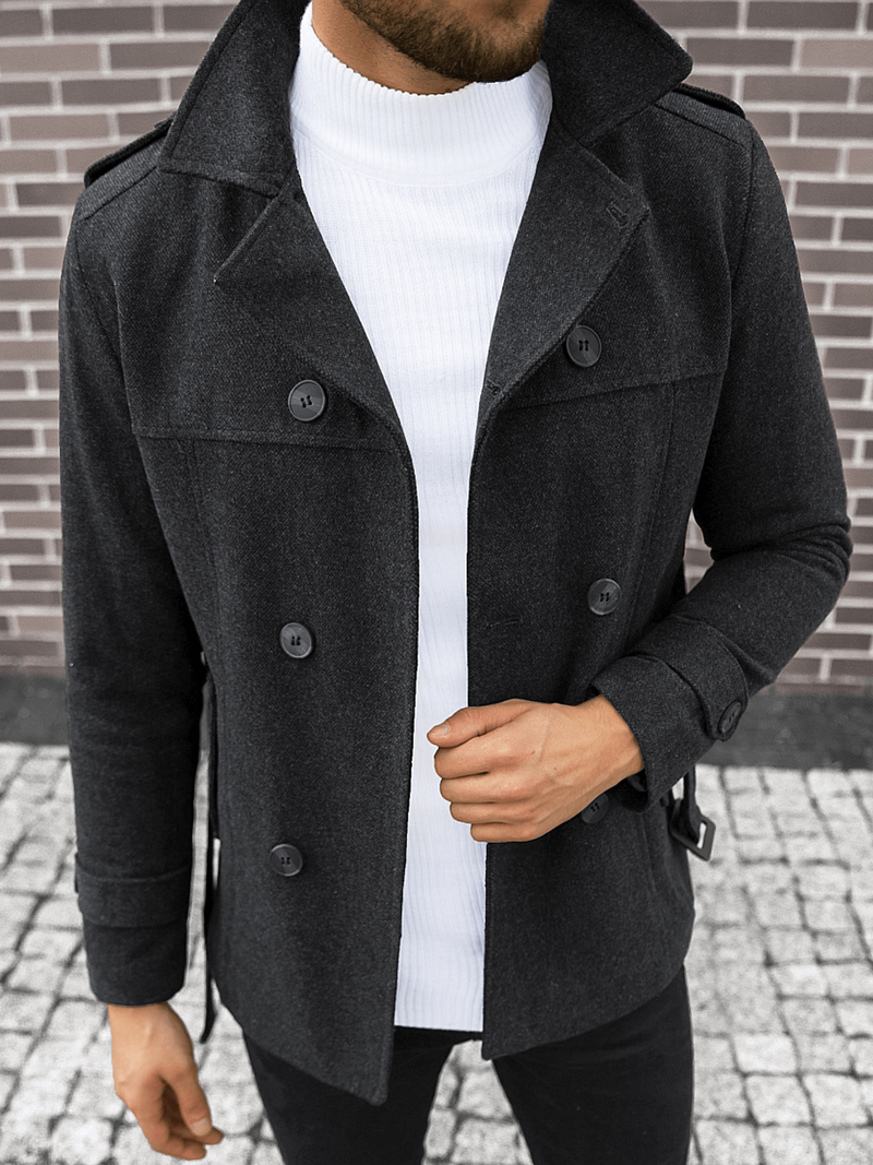 Pánský Kabát Antracit OZONEE O/5627