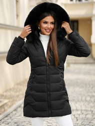 Dámská Bunda Černá OZONEE JS/16M9121/392Z