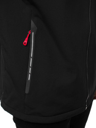 Pánská Bunda Softshell Černo-Červená OZONEE GE/12268