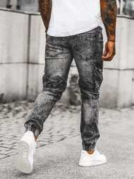 Pánské Džíny Jogger Černé OZONEE NB/MP0112N