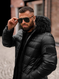 Pánská Bunda Černá OZONEE O/M801Z