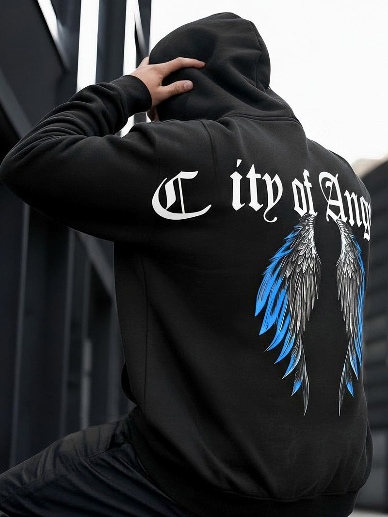 Pánská Mikina Černá OZONEE JS/21B1901/3