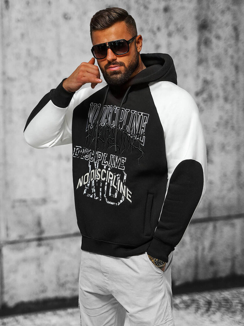 Mikina Černá OZONEE O/SWE23037