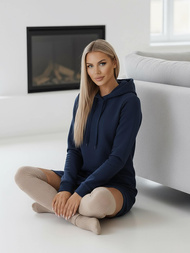 Dámská Mikina Námořnická Modřá OZONEE JS/YS10005/25Z