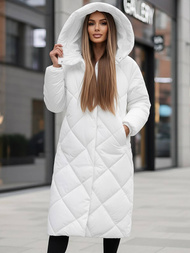 Dámská Bunda Bílá OZONEE JS/5M3173/281Z