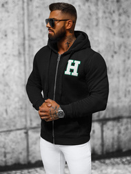 Pánská Mikina Černá OZONEE NB/MF2006