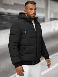 Pánská Zimní Bunda Černá OZONEE JS/31M5023/392
