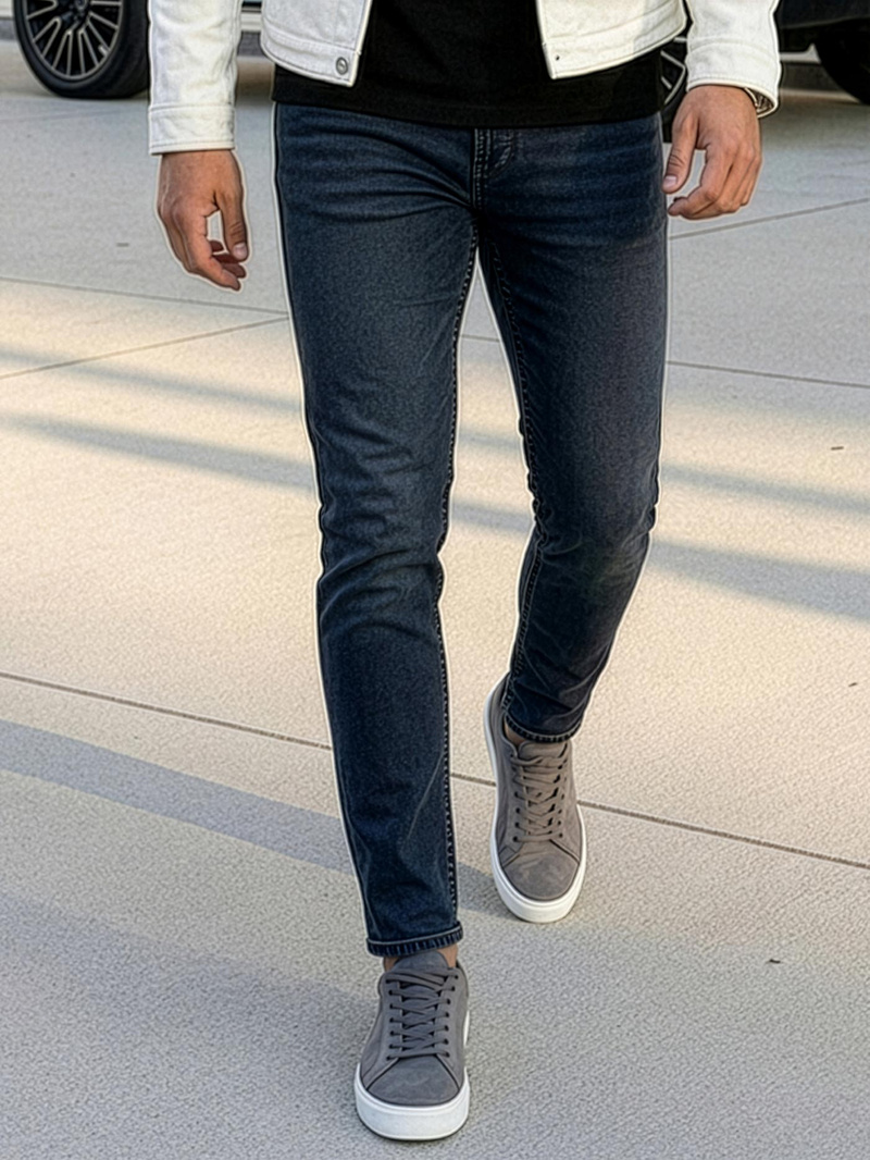 Pánské Džíny Tmavě-Modré OZONEE O/JK2895AZ