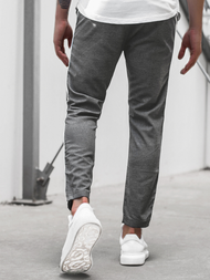 Pánské Chino Kalhoty Grafitové OZONEE DJ/5529Z