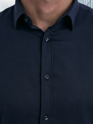 Pánská Košile Námořnická Modřá OZONEE V/V188