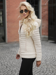 Dámská Bunda Ecru OZONEE JS/11Z8228Z