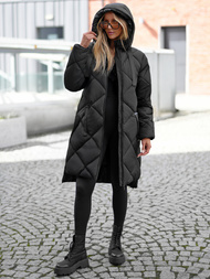 Dámská Bunda Černá OZONEE JS/5M3168/392Z