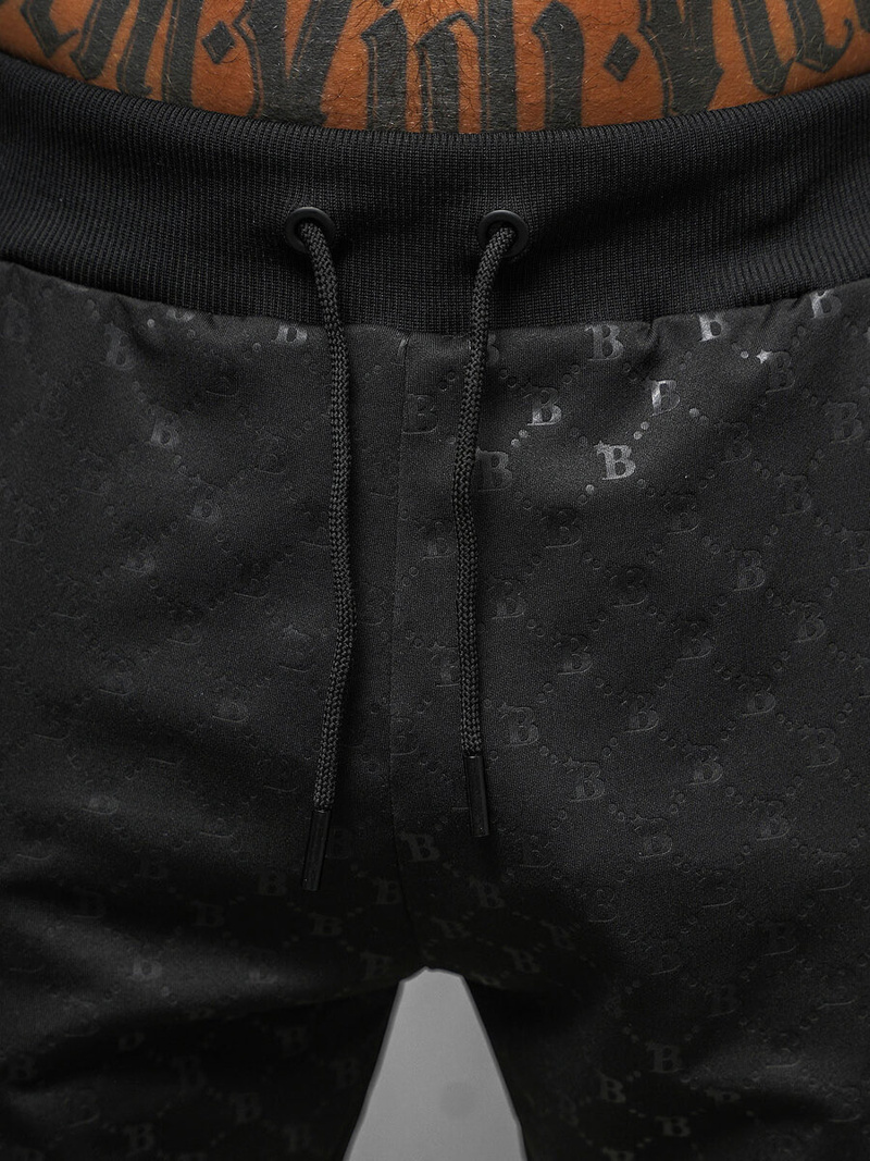 Pánské Tepláky Černé OZONEE O/PS6021