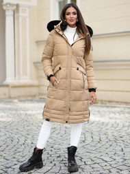 Dámská Bunda Béžová OZONEE O/W377Z