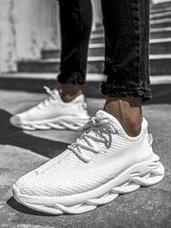 Pánské Sneakery Bílé OZONEE B/2051/20