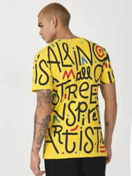 Pánské Tričko Žluté OZONEE MR/21518