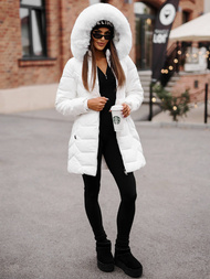 Dámská Bunda Bílá OZONEE JS/16M9121/281Z