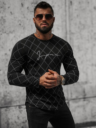 Pánská Mikina Černá OZONEE O/5919BZ