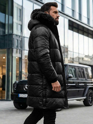 Pánská Bunda Černá OZONEE O/M800Z