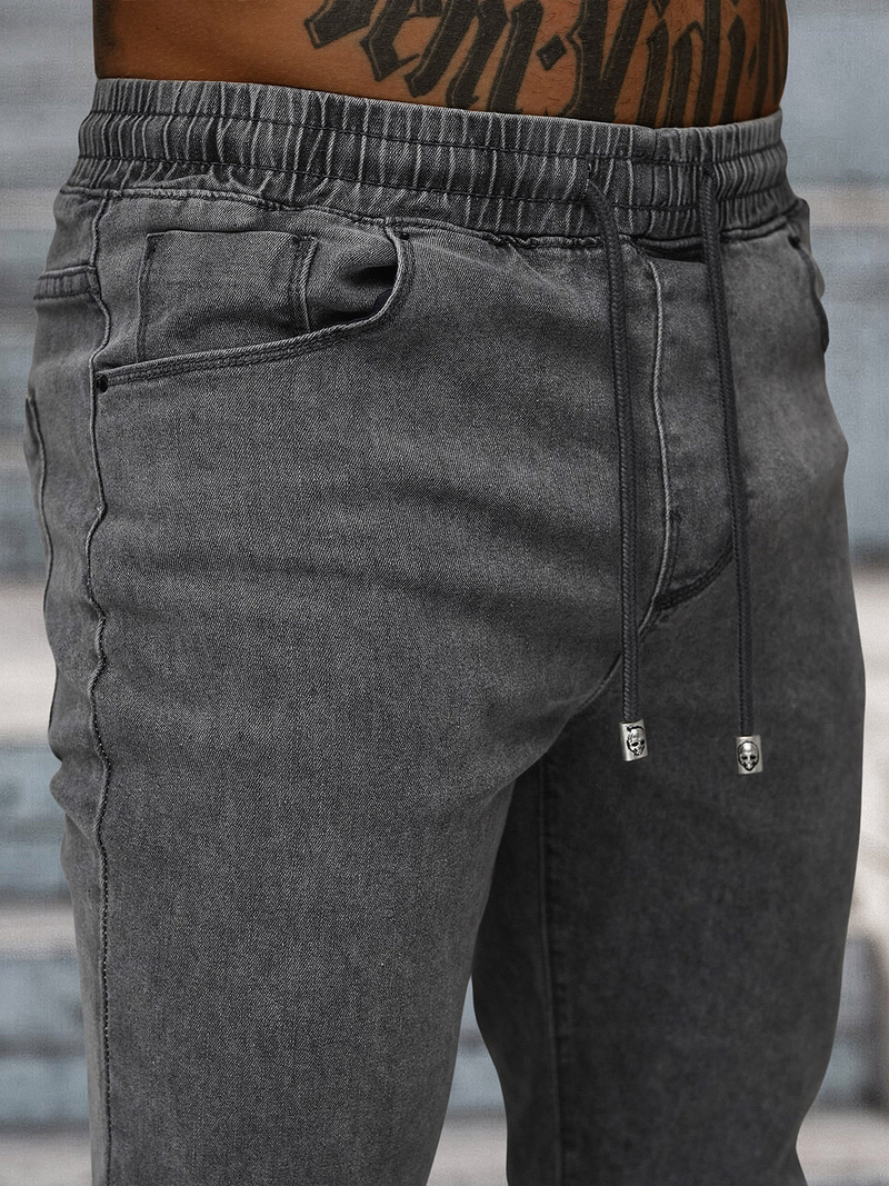 Pánské Džíny Jogger Šedé OZONEE NB/MP0272GC
