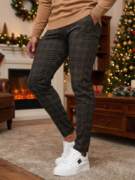 Pánské Chino Kalhoty Grafitové OZONEE DJ/5632Z