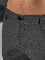 Pánské Chino Kraťasy Grafitové OZONEE DJ/4400