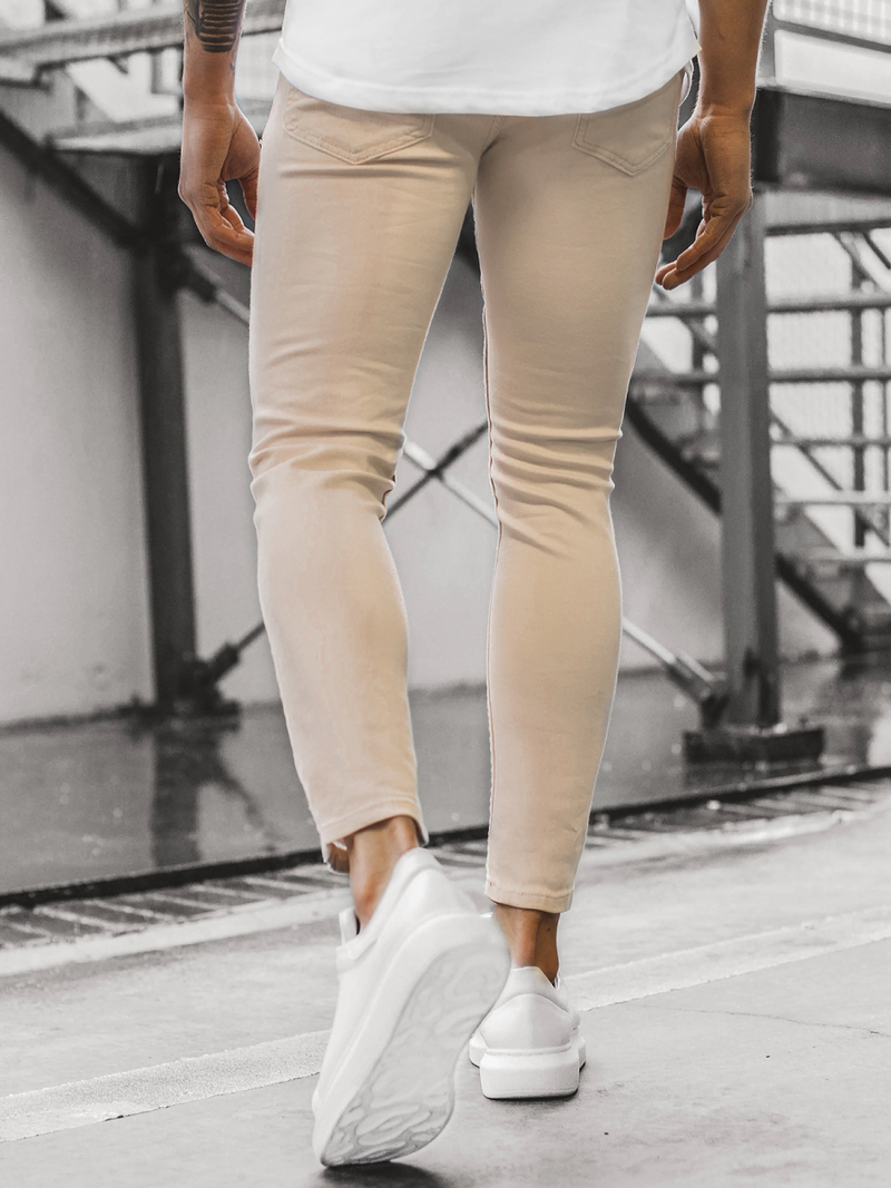 Pánské Džíny Béžové/B OZONEE DP/583