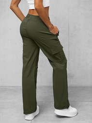Dámské kalhoty khaki OZONEE O/TT00393
