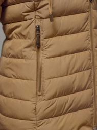 Dámská Bunda Tmavě-Béžové OZONEE JS/16M9103/84