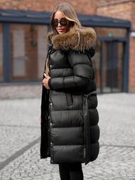 Dámská Bunda Černá OZONEE JS/5M3298/392Z