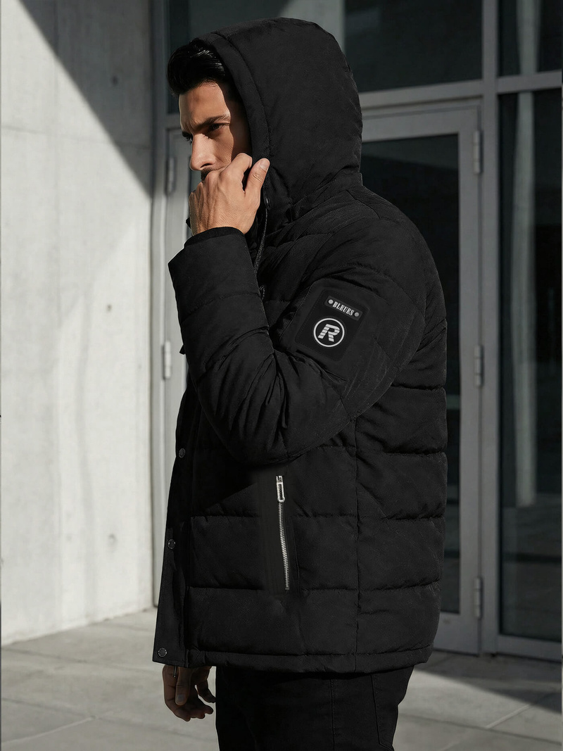 Pánská Bunda Černá OZONEE JS/31M5077/392