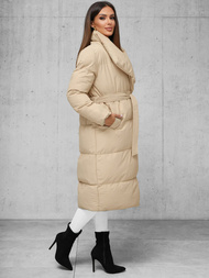 Dámská Bunda Béžová OZONEE JS/M737/62Z