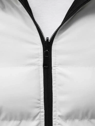 Pánská Oboustranná Bunda Bílá OZONEE JS/M761/281