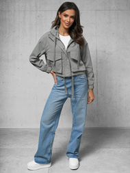 Dámská Bunda Šedé OZONEE O/G118