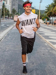 Pánské Tílko Bílé OZONEE B/60042Z