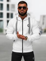 Pánská Tepláková Souprava Bílo-Černé OZONEE O/LN11887