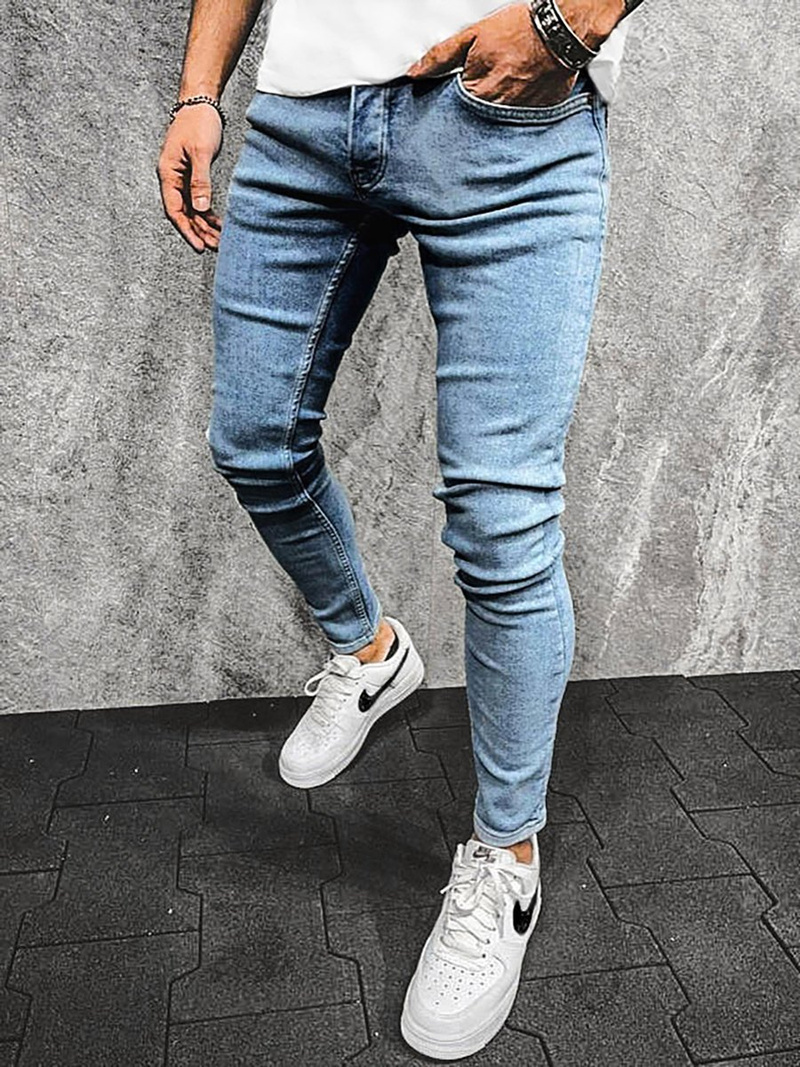 Pánské Džíny Světle-Modré OZONEE O/B5968