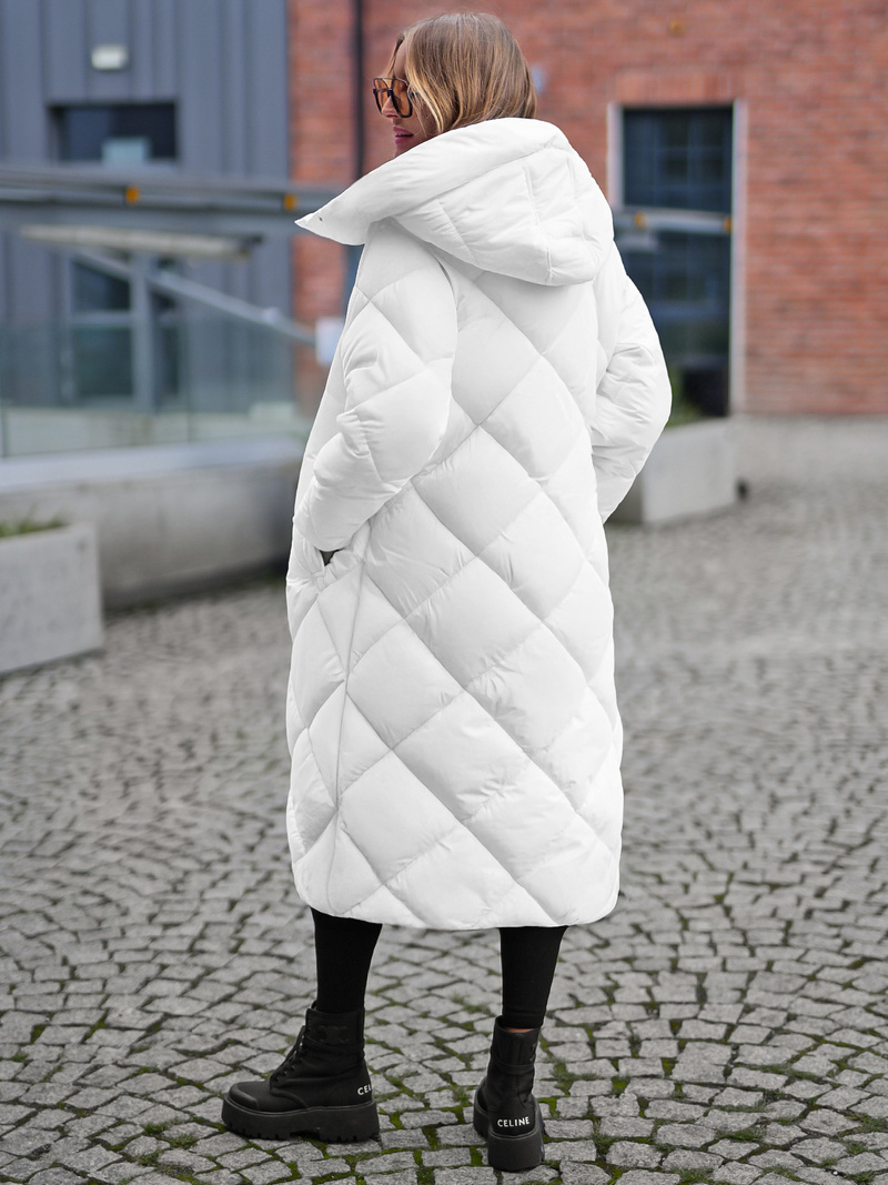 Dámská Bunda Bílá OZONEE JS/5M3173/281Z