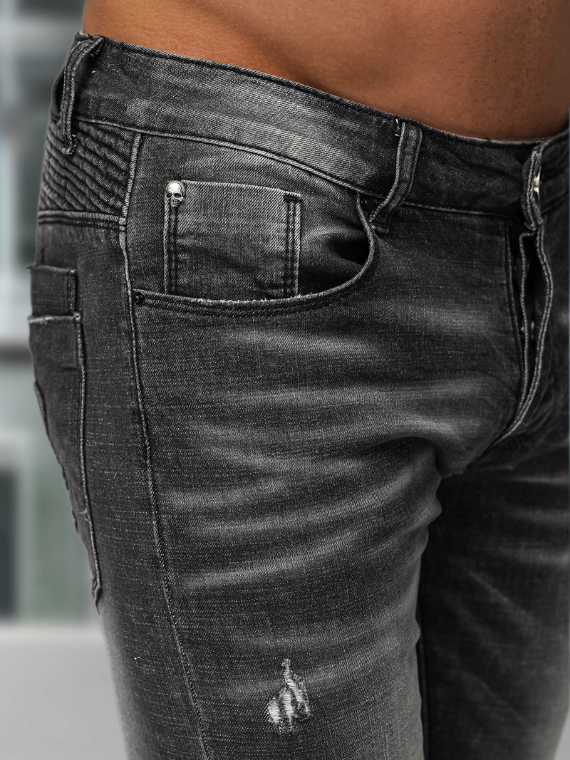 Pánské Džíny Černé OZONEE NB/MP0070NZ