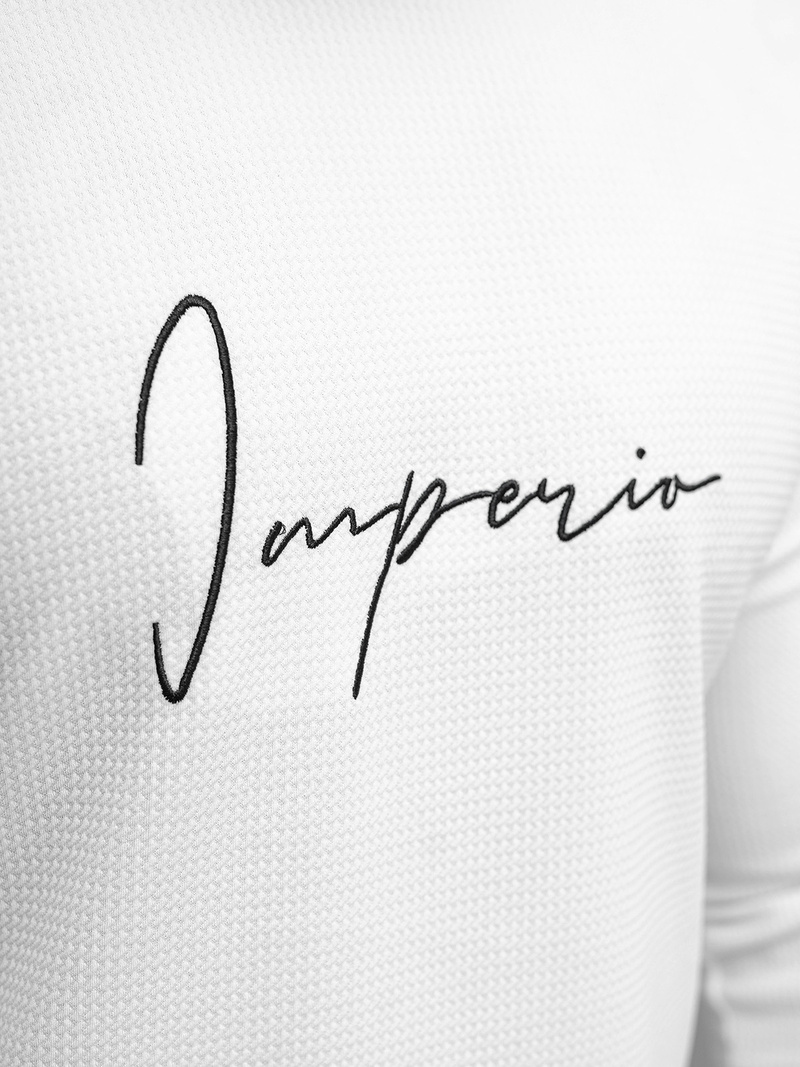 Pánská Mikina Bílá OZONEE O/D7197Z