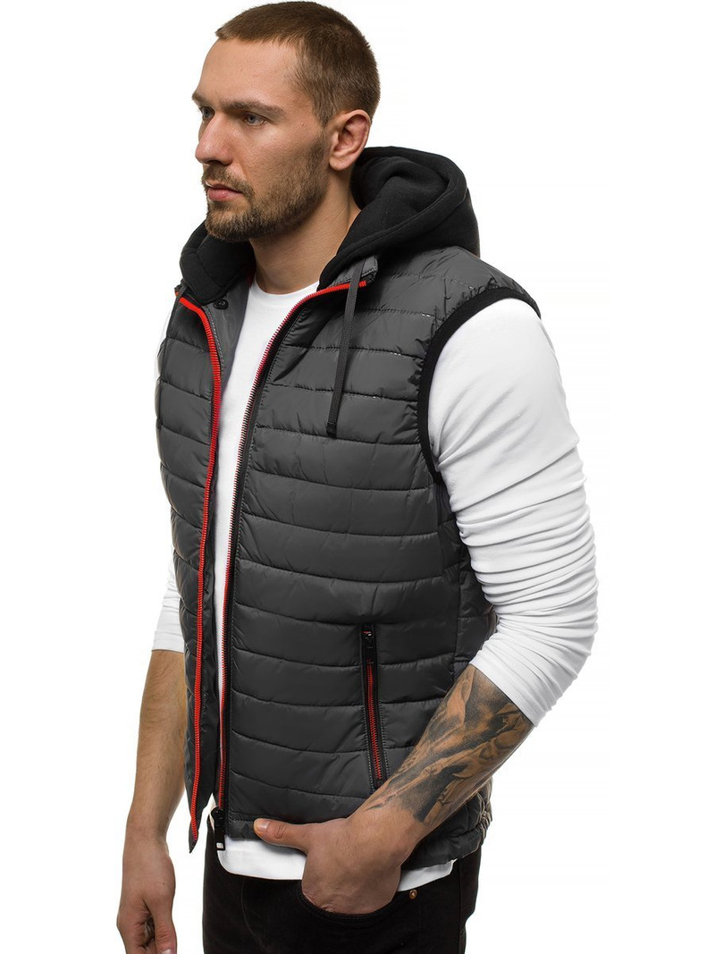 Pánská Vesta Grafitová OZONEE N/6102Z