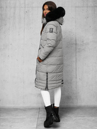 Dámská Bunda Šedé OZONEE O/W377