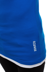 Pánské Tričko Modrý OZONEE O/1273Z