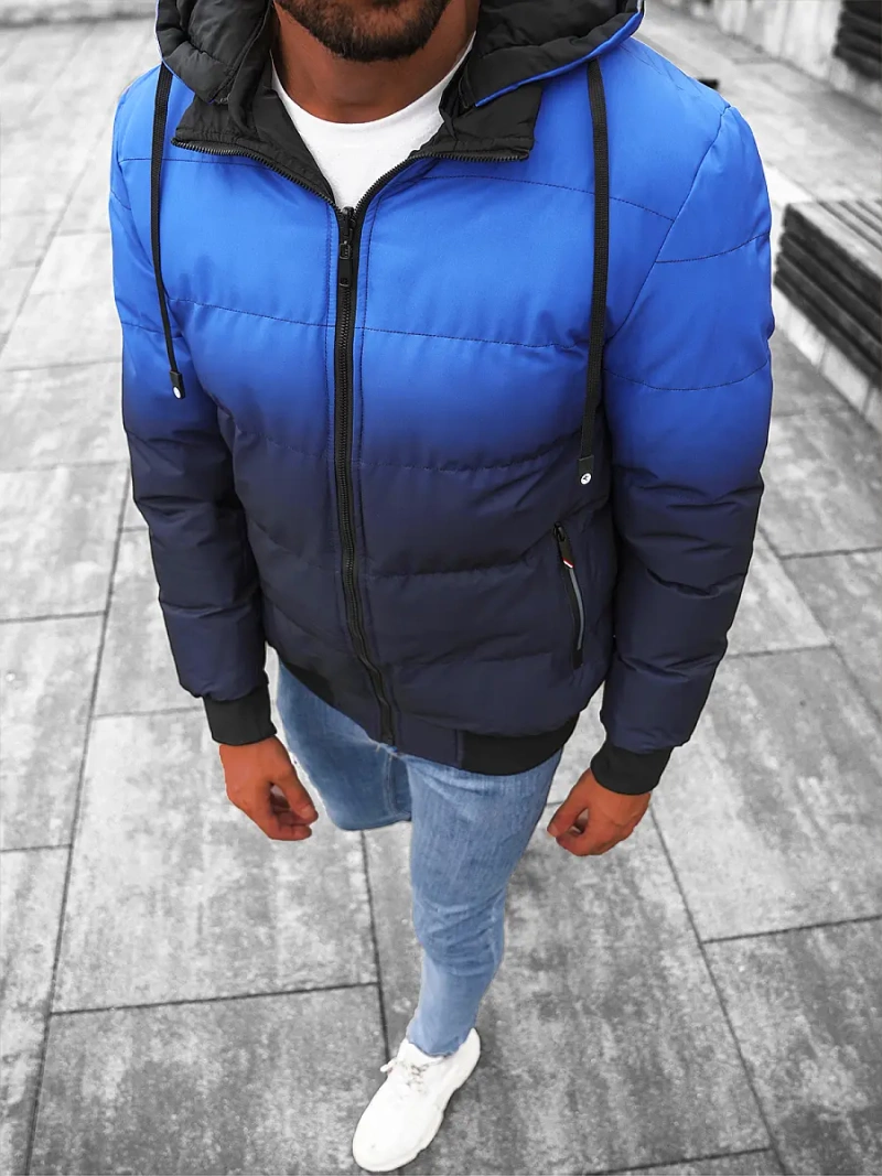 Pánská Oboustranná Bunda Modrá/Námořnická Modřá OZONEE JS/M760/215